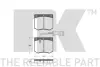 Комплект тормозных колодок, дисковый тормоз NK 222509 (фото 1)