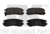 Гальмівні колодки диск.зад. Mitsubishi L400/Montero/Pajero/Shogun/Sigma/Space Gear 1.8-3.0 87-05 NK 223016 (фото 1)