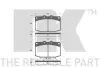 Комплект тормозных колодок, дисковый тормоз NK 223231 (фото 1)