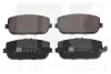 Комплект тормозных колодок, дисковый тормоз NK 223253 (фото 1)