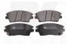 Гальмівнi колодки дисковi перед. Hyundai Tucson Kia Sportage 1.6/2.0/2.0D 06.15- NK 223472 (фото 1)