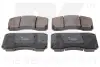 Комплект тормозных колодок, дисковый тормоз NK 223935 (фото 1)