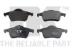 Колодки гальм.диск. Volvo S60/S70/S80/V70 2.0-3.0 12.95-04.10 NK 224821 (фото 1)