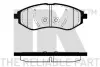 Комплект тормозных колодок, дисковый тормоз NK 225007 (фото 1)