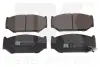 Комплект тормозных колодок, дисковый тормоз NK 225223 (фото 1)