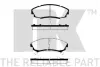 Комплект тормозных колодок, дисковый тормоз NK 229207 (фото 1)