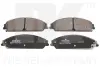 Комплект тормозных колодок, дисковый тормоз NK 229333 (фото 1)