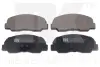 Комплект тормозных колодок, дисковый тормоз NK 229948 (фото 1)
