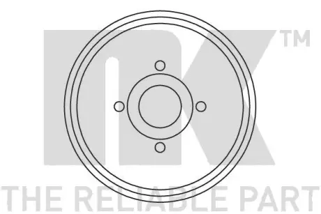 Тормозной барабан NK 253915