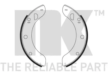 Комплект тормозных колодок NK 2725045