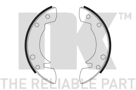 Комплект тормозных колодок NK 2725047