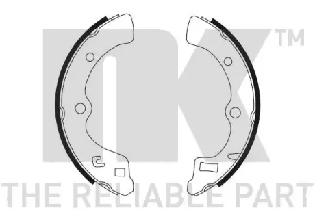 Комплект тормозных колодок NK 2726387