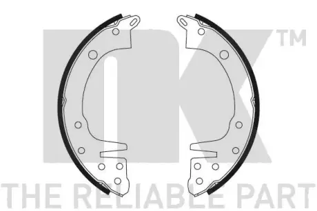 Комплект тормозных колодок NK 2730337
