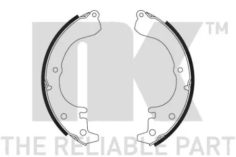 Комплект тормозных колодок NK 2745351