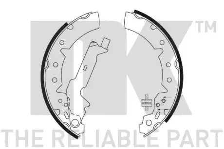 Комплект тормозных колодок NK 2745654