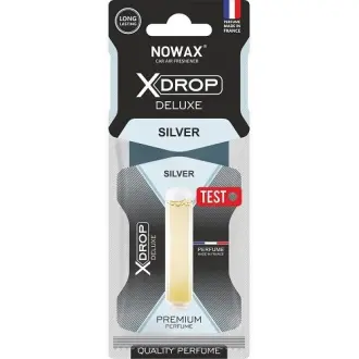 Ароматизатор рідкий Nowax 5мл. (карт. підставка) X Drop Delux - Silver NOWAX NX00068
