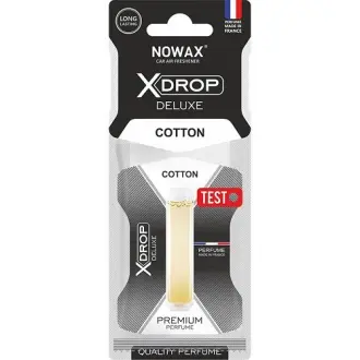 Ароматизатор рідкий Nowax 5мл. (карт. підставка) X Drop Delux - Cotton NOWAX NX00072