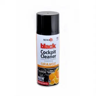 Полироль панели приборов BLACK Cockpit Cleaner 200ml, апельсин NOWAX NX00203