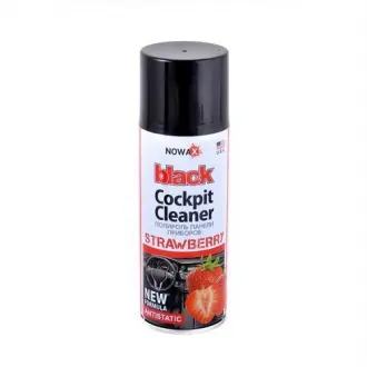 Полироль панели приборов BLACK Cockpit Cleaner 200ml, клубника NOWAX NX00204