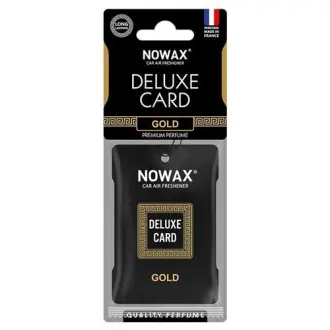 Ароматизатор целюлозний Nowax (на дзеркало) серія Delux Card - Gold NOWAX NX07731