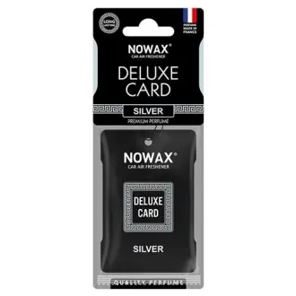 Ароматизатор целюлозний Nowax (на дзеркало) серія Delux Card - Silver NOWAX NX07732