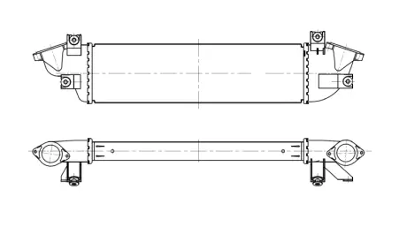 Інтеркулер MITSUBISHI L200 2.4D 15- (вир-во) NRF 309113