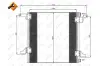 Конденсатор кондиціонера MERCEDES ML-Series 2.7D 98- (вир-во) NRF 35526 (фото 1)