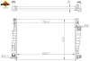 Радіатор охолодження Alfa Romeo 159 05-11/Spider 06-11 (Economy Class) NRF 53487A (фото 5)