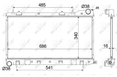 Автозапчасть NRF 53595