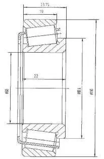A_Підшипник 60X110X22 "NTN NTN-SNR 30212A