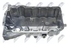 Піддон, масляний картера двигуна VAG 2.0 TFSi +Sensor Hole (вир-во) NTY BMOVW032 (фото 2)