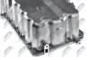 Піддон, масляний картера двигуна VAG 2.0 TFSi +Sensor Hole (вир-во) NTY BMOVW041 (фото 6)