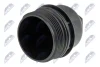 Кришка, корпус оливного фільтра RENAULT/OPEL/NISSAN 2.3 dCi M9T 10- (вир-во) NTY CCLRE008 (фото 2)