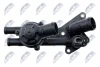 Патрубок водяной VW Polo 1.2E (02-15) SK Fabia/Roomster (00-15) корпус термостата NTY CTMVW038 (фото 5)