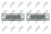 (2 шт к-кт/LED) Ліхтар номерного знаку VW T5 03-08/Caddy 04-08/Passat 01-05/Touran03-08/Skoda Super B 02-08 NTY ELPVW001 (фото 3)