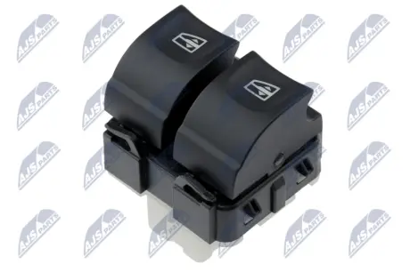 Кнопка передних стеклоподъёмников Captur/Clio4/Dokker/Duster/Lodgy (7pin, белая) NTY EWSRE024