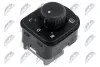 Перемикач регулювання положення дзеркала Seat Alhambra 10- /VW Golf V/VI/Jetta III/Passat B6/B7/Tiguan NTY EWS-VW-133 (фото 1)