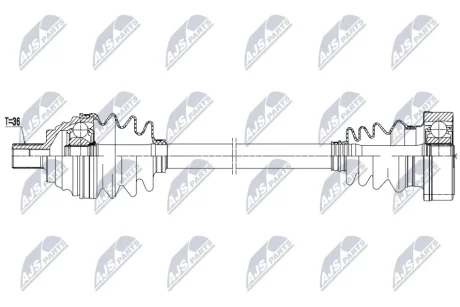 Автозапчасть NTY NPWAU103