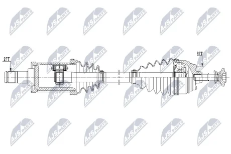 Автозапчасть NTY NPWBM208
