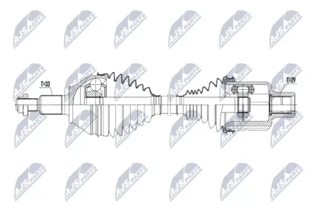 Полуось NTY NPW-CH-153