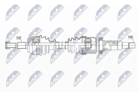Полуось NTY NPWFR111