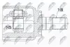 ШРКШ зовн. Kia Sportage, Hyundai IX35 1.7CRDI, 2.0CRDI NTY NPWHY536 (фото 1)