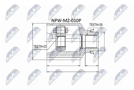 Автозапчасть NTY NPWMZ010P