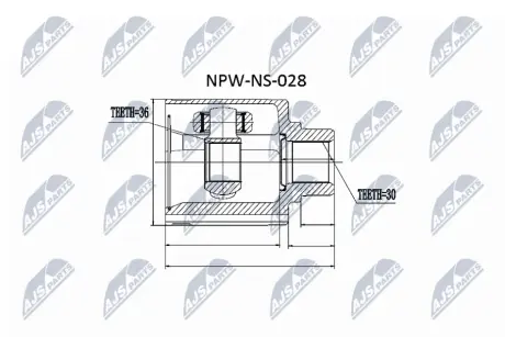 Автозапчасть NTY NPWNS028