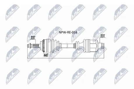 Автозапчасть NTY NPWRE016