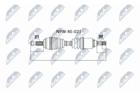 Автозапчасть NTY NPWRE021