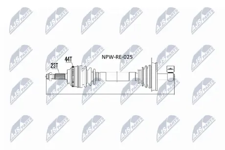 Автозапчасть NTY NPWRE025