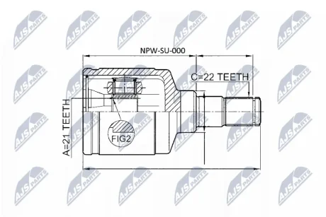 автозапчасть NTY NPWSU000