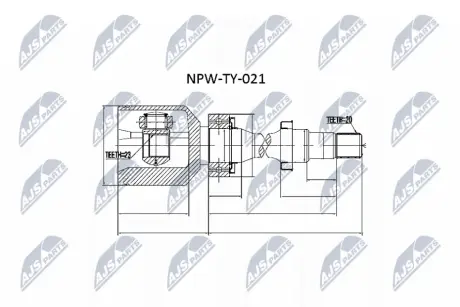 Автозапчасть NTY NPWTY021