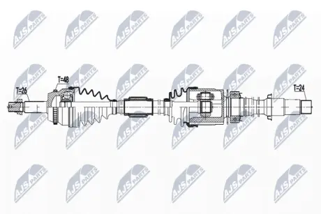 Вал приводной правый (полуось) Camry v50 2.5L 2AR-FE NTY NPWTY173